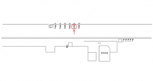 JR東海／大岡駅／№A-15№15駅看板、位置図