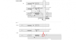 JR東海／多治見駅／№A-66№66駅看板、位置図