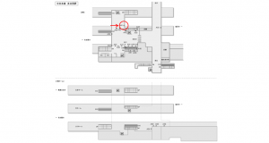 JR東海／多治見駅／№A-44№44駅看板、位置図