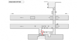 JR東海／掛川駅／№A-41№41駅看板、位置図