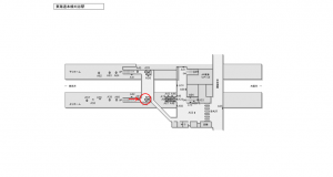 JR東海／刈谷駅／№A-40№40駅看板、位置図