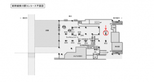 JR東海／掛川駅／№B-53№53駅看板、位置図