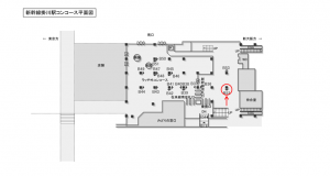 JR東海／掛川駅／№B-52№52駅看板、位置図