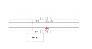 JR東海／竪堀駅／№A-0003№0003駅看板、位置図