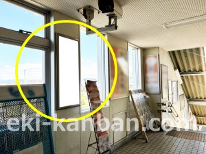 JR東海／西岐阜駅／№A-8№8駅看板、写真2