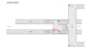 JR東海／枇杷島駅／№A-3№3駅看板、位置図