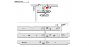 JR東海／大垣駅／№A-4№4駅看板、位置図