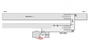 JR東海／幸田駅／№A-1001№1001駅広告、位置図