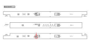 JR東海／岐阜駅／№A-168№168駅看板、位置図