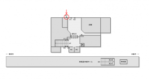 JR東海／大高駅／№A-3№3駅広告、位置図