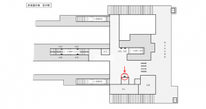 JR東海／袋井駅／№A-30№30駅広告、位置図