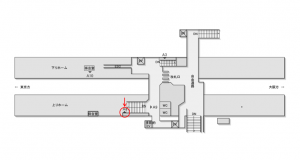 JR東海／垂井駅／№A-8№8駅看板、位置図