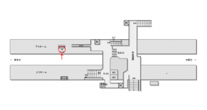 JR東海／垂井駅／№A-10№10駅看板、位置図