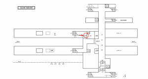 JR東海／美濃太田駅／№A-4№4駅看板、位置図