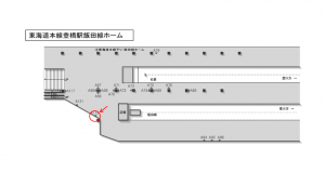 JR東海／豊橋駅／№A-113№113駅看板、位置図