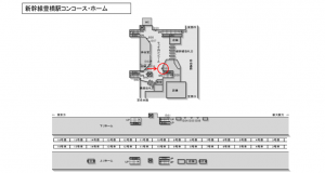 JR東海／豊橋駅／№B-60№60駅看板、位置図