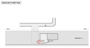 JR東海／弁天島駅／№A-1№1駅看板、位置図