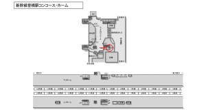 JR東海／豊橋駅／№B-38№38駅看板、位置図