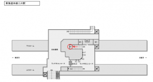 JR東海／二川駅／№A-10№10駅看板、位置図