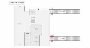 JR東海／新所原駅／№A-9№9駅看板、位置図