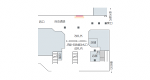 JR東海／豊橋駅／豊橋Cビジョン№C駅デジタルサイネージ、位置図