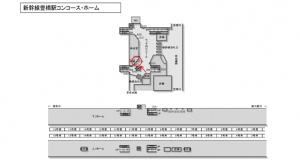 JR東海／豊橋駅／№B-58№58駅看板、位置図