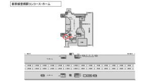 JR東海／豊橋駅／№B-62№62駅看板、位置図