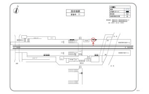 阪急　西京極駅／／№007、位置図