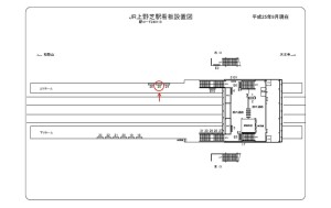 JR　上野芝駅／／№025、位置図