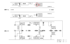 阪神　出屋敷駅／№1-15-01№01、位置図