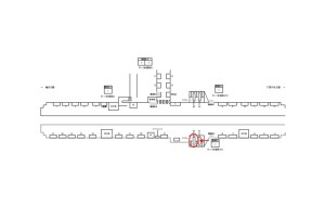 北大阪急行　緑地公園駅／№B-2№2、位置図