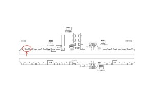 北大阪急行　緑地公園駅／／№1、位置図