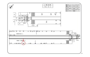 阪急　上新庄駅／／№103、位置図