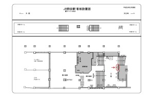 JR　野田駅／JR大阪環状線／№004、位置図