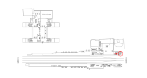 近鉄／瓢箪山駅／／№27駅看板・駅広告、位置図