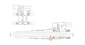 近鉄／瓢箪山駅／／№44駅看板・駅広告、位置図