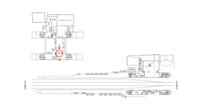 近鉄／瓢箪山駅／／№35駅看板・駅広告、位置図