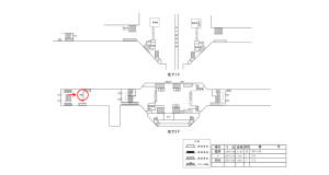 近鉄／近鉄日本橋駅／／№109駅看板・駅広告、位置図