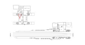 近鉄／瓢箪山駅／／№20駅看板・駅広告、位置図