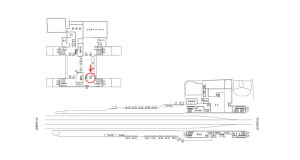 近鉄／瓢箪山駅／／№34駅看板・駅広告、位置図