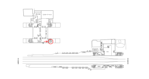 近鉄／瓢箪山駅／／№33駅看板・駅広告、位置図