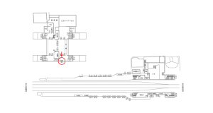 近鉄／瓢箪山駅／／№36駅看板・駅広告、位置図