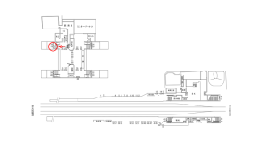 近鉄／瓢箪山駅／／№19駅看板・駅広告、位置図