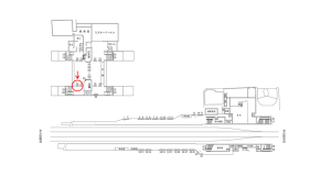 近鉄／瓢箪山駅／／№38駅看板・駅広告、位置図