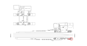 近鉄／瓢箪山駅／／№29駅看板・駅広告、位置図