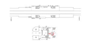 近鉄／河内小阪駅／／№60駅看板・駅広告、位置図