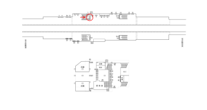 近鉄／河内小阪駅／／№52駅看板・駅広告、位置図