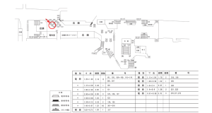 近鉄／大阪上本町駅／／№307駅看板・駅広告、位置図