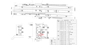 近鉄／生駒駅／／№40駅看板・駅広告、位置図