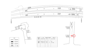 近鉄／石切駅／／№38駅看板・駅広告、位置図